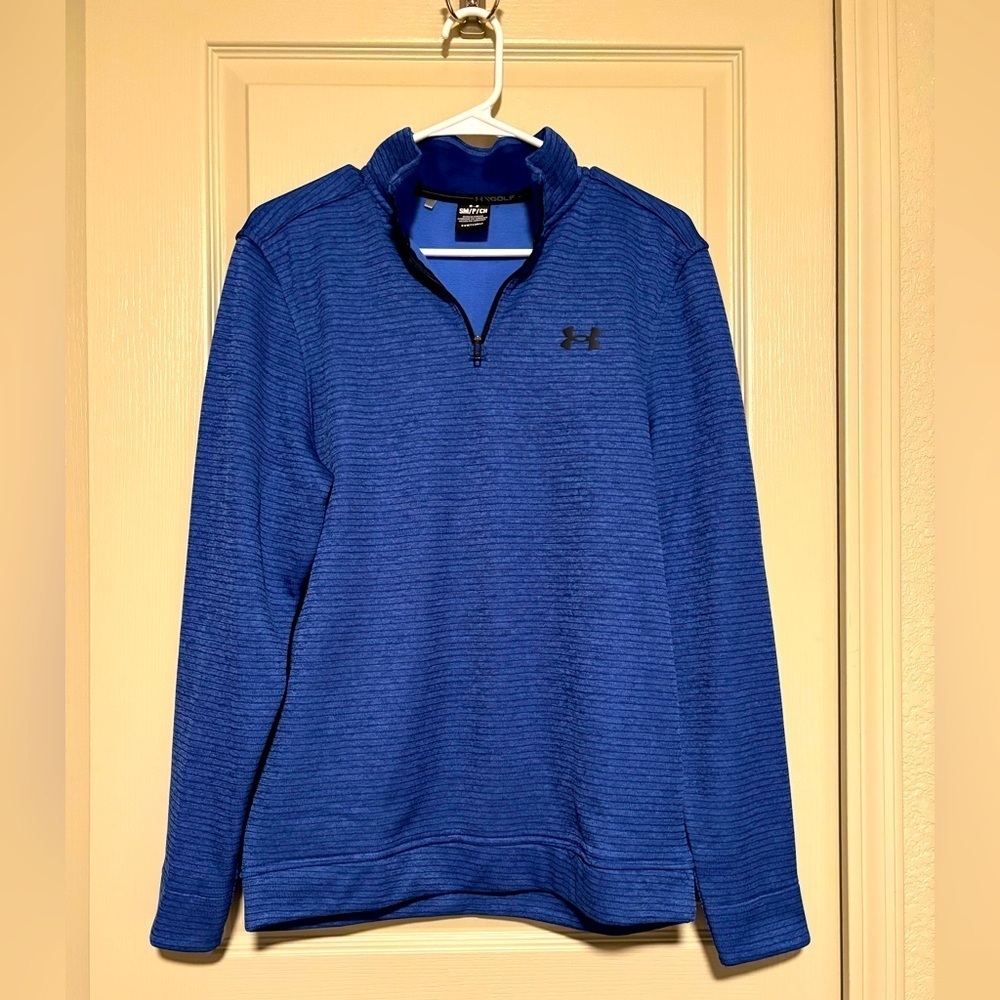 Under Armour Golf, Men’s Size Small. Royal Blue Athletic Pullover